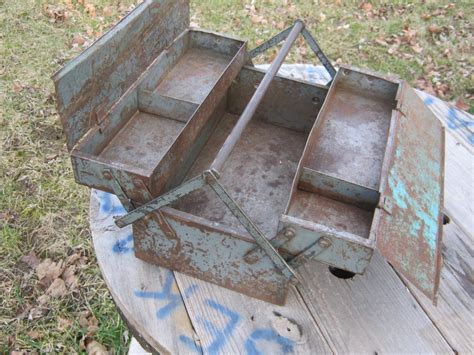 old school metal tool box|old metal tool boxes.